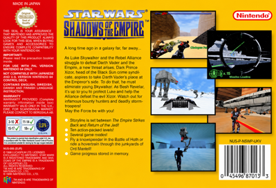 Star Wars: Shadows of the Empire - Box - Back - Reconstructed Image