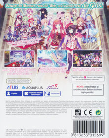 Dungeon Travelers 2: The Royal Library & The Monster Seal - Box - Back