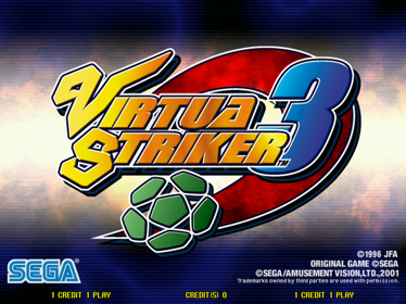 Virtua Striker 3 - Screenshot - Game Title