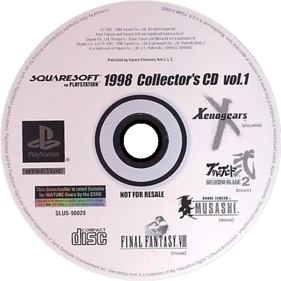 Squaresoft on PlayStation 1998 Collector's CD Vol. 1 - Disc Image