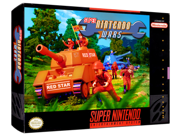Super Famicom Wars - Box - 3D