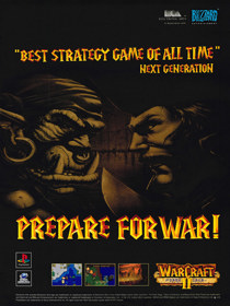 Warcraft II: The Dark Saga - Advertisement Flyer - Front