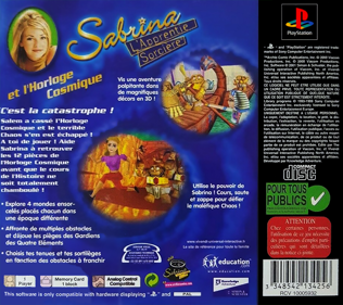 Sabrina the Teenage Witch: A Twitch in Time! - Box - Back