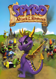 Spyro: Attack of the Rhynocs - Fanart - Box - Front