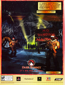 Dark Summit - Advertisement Flyer - Front