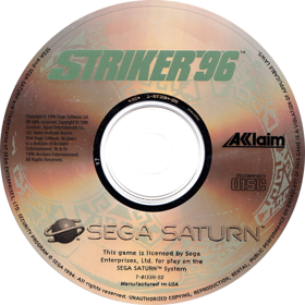 Striker '96 - Disc Image