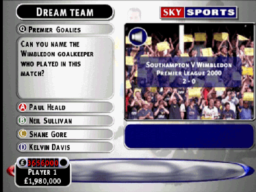 Sky Sports Football Quiz - Screenshot - Gameplay