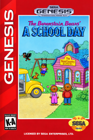 The Berenstain Bears' A School Day - Fanart - Box - Front