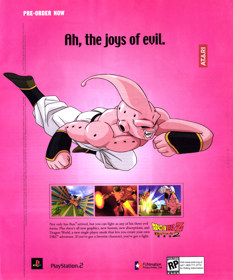 Dragon Ball Z: Budokai 2 - Advertisement Flyer - Front