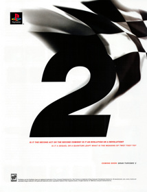 Gran Turismo 2 - Advertisement Flyer - Front