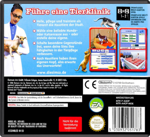 The Sims 2: Pets - Box - Back - Reconstructed