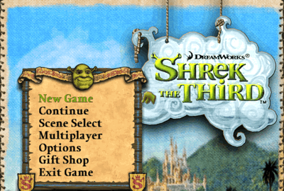 Shrek the Third - Screenshot - Game Title