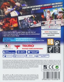 Dead or Alive 5 Plus - Box - Back
