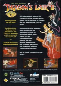 Dragon's Lair II: Time Warp - Box - Back