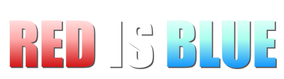 Red Is Blue - Clear Logo