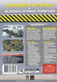 Sudden Strike: Gold Edition!: Sudden Strike + Add-On! - Box - Back