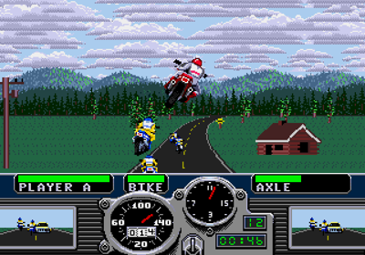 Road Rash - Screenshot - Gameplay