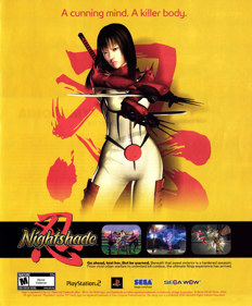 Nightshade - Advertisement Flyer - Front