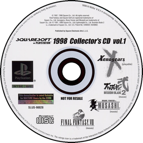 Parasite Eve - Disc Image