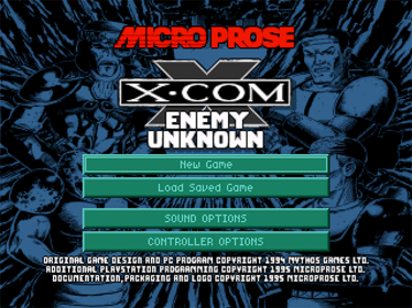 X-COM: UFO Defense - Screenshot - Game Title