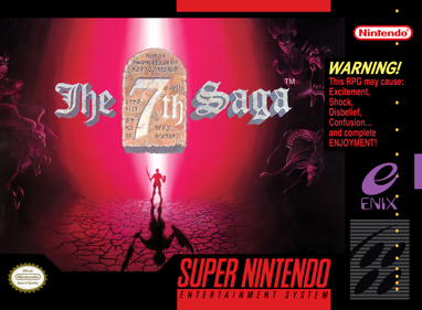 The 7th Saga - Fanart - Box - Front