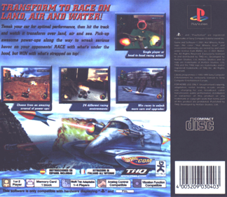 Hot Wheels: Extreme Racing - Box - Back Image