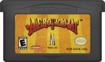 Aero the Acro-Bat - Cart - Front