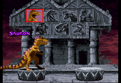 Primal Rage - Screenshot - Game Select