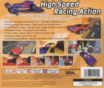 Hot Wheels: Turbo Racing - Box - Back Image