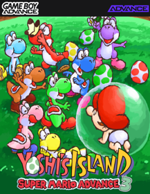 Super Mario Advance 3: Yoshi's Island - Fanart - Box - Front