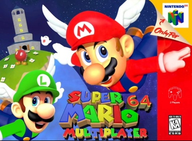 Super Mario 64: Splitscreen Multiplayer - Fanart - Box - Front