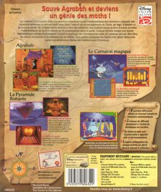 Disney's Math Quest with Aladdin - Box - Back