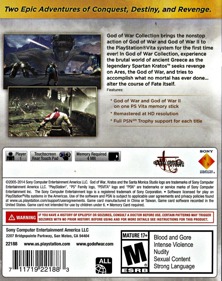 God of War Collection - Box - Back