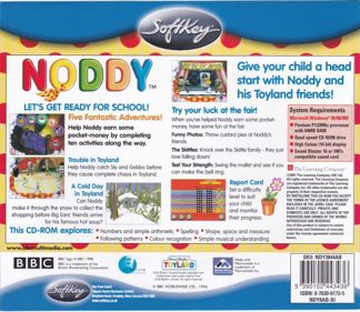 Noddy Let's Get Ready for School - Box - Back