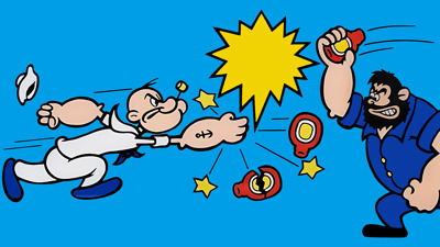 Popeye (Nintendo) - Fanart - Background