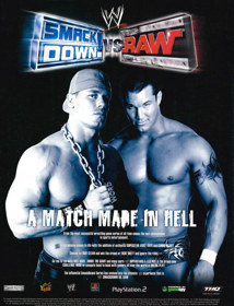 WWE SmackDown! vs. Raw - Advertisement Flyer - Front