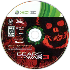 Gears of War 3 - Disc Image