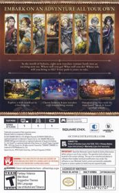 Octopath Traveler II - Box - Back