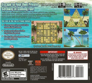 Tropix! Your Island Getaway - Box - Back