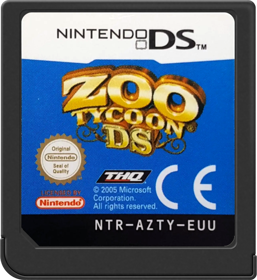 Zoo Tycoon DS - Cart - Front Image