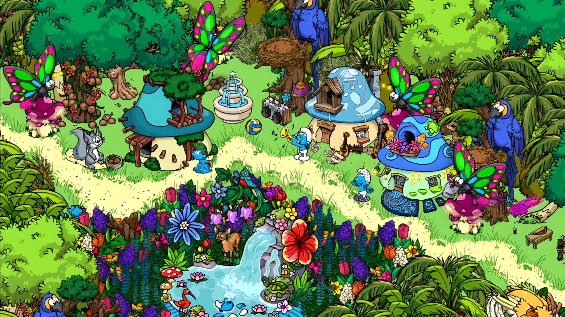 Smurf Paint 'n' Play Workshop