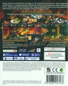 Dragon's Crown - Box - Back