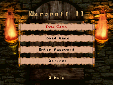 Warcraft II: The Dark Saga - Screenshot - Game Select