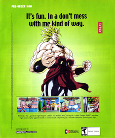 Dragon Ball Z: Taiketsu - Advertisement Flyer - Front