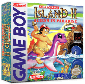 Adventure Island II: Aliens in Paradise - Box - 3D Image