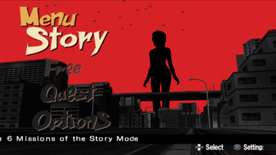 Demolition Girl - Screenshot - Game Select