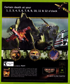 Crimson Skies: High Road to Revenge - Advertisement Flyer - Front