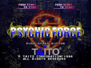 Psychic Force - Screenshot - Game Title Image