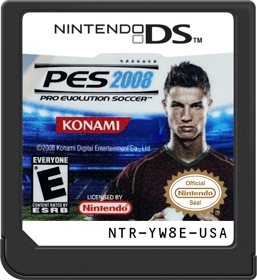 PES 2008: Pro Evolution Soccer - Cart - Front Image
