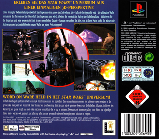 Star Wars: Dark Forces - Box - Back